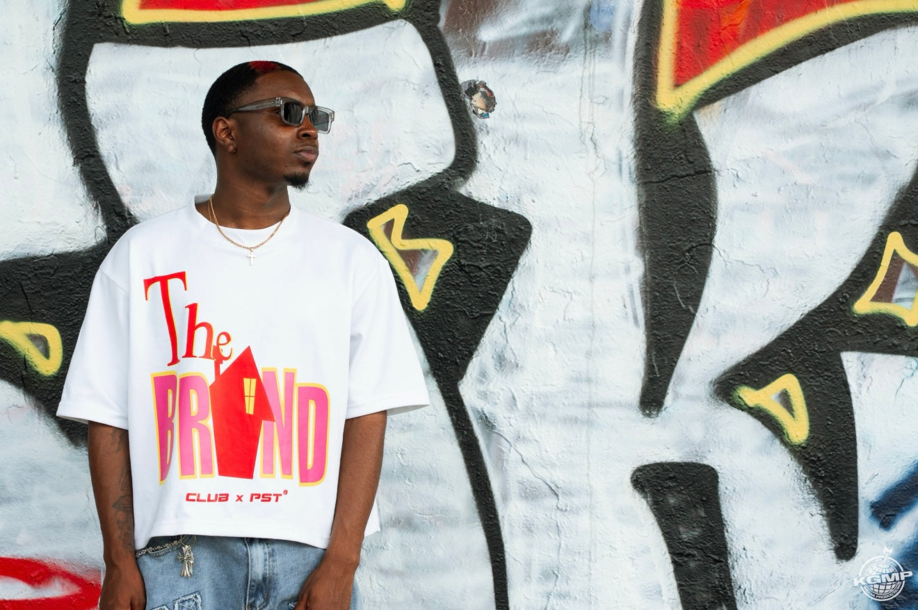 White Class Act Retro Tee