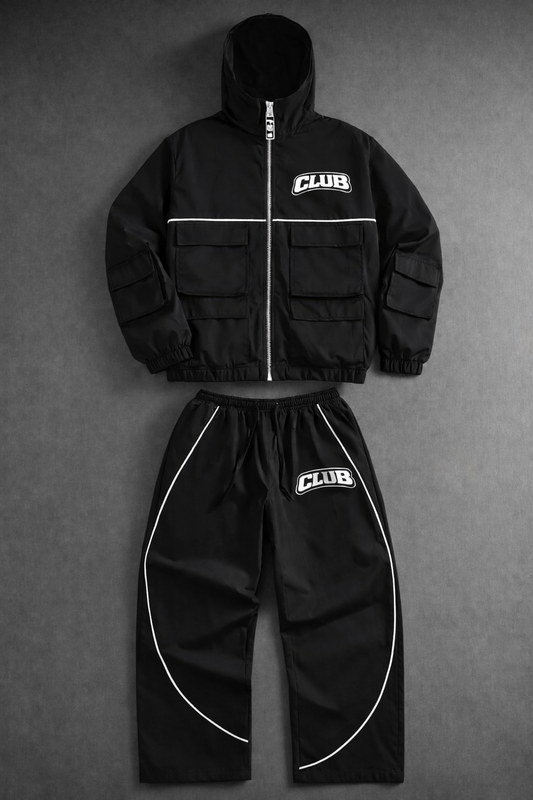 Club PST RainSuit Black