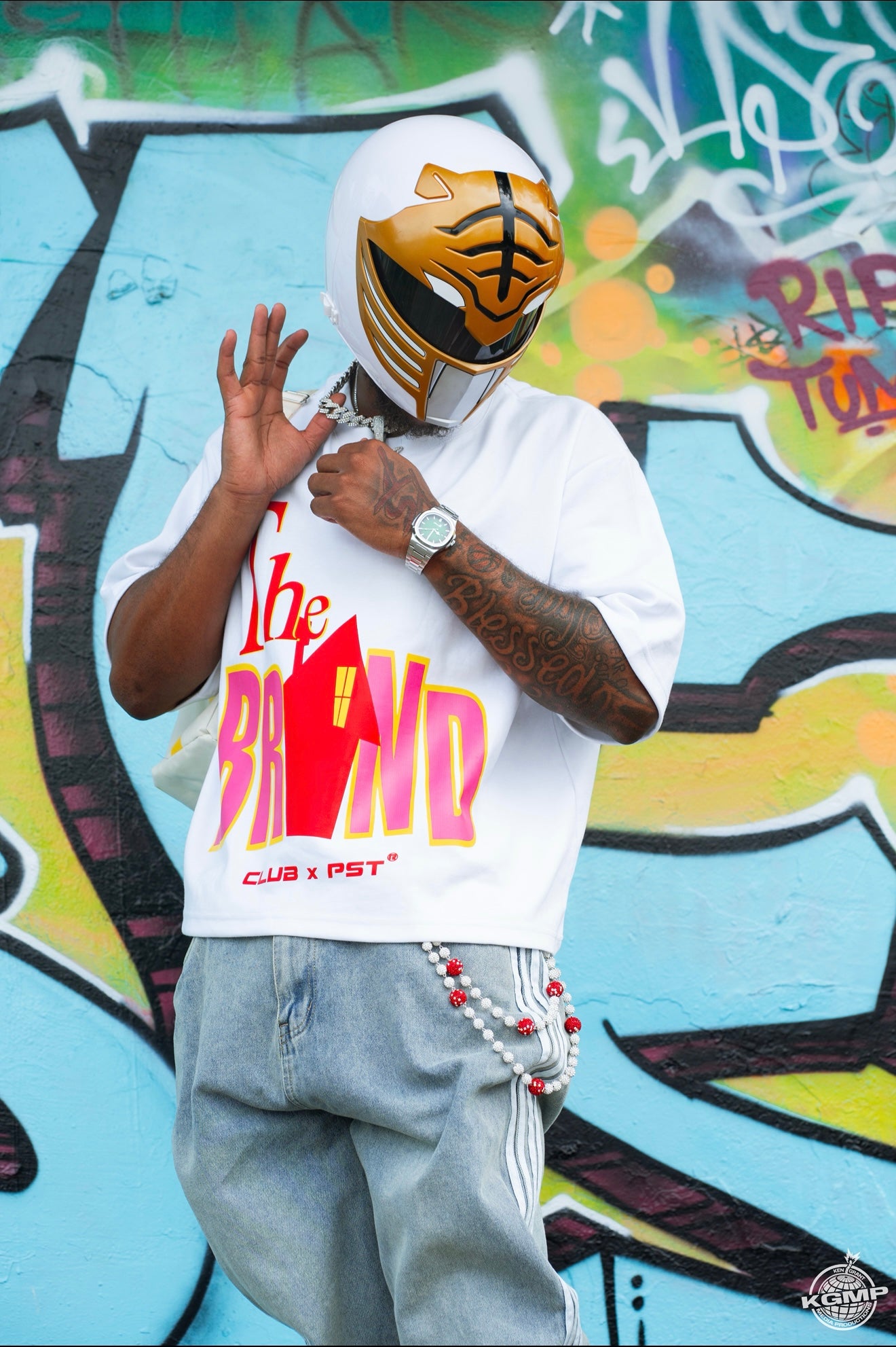 White Class Act Retro Tee