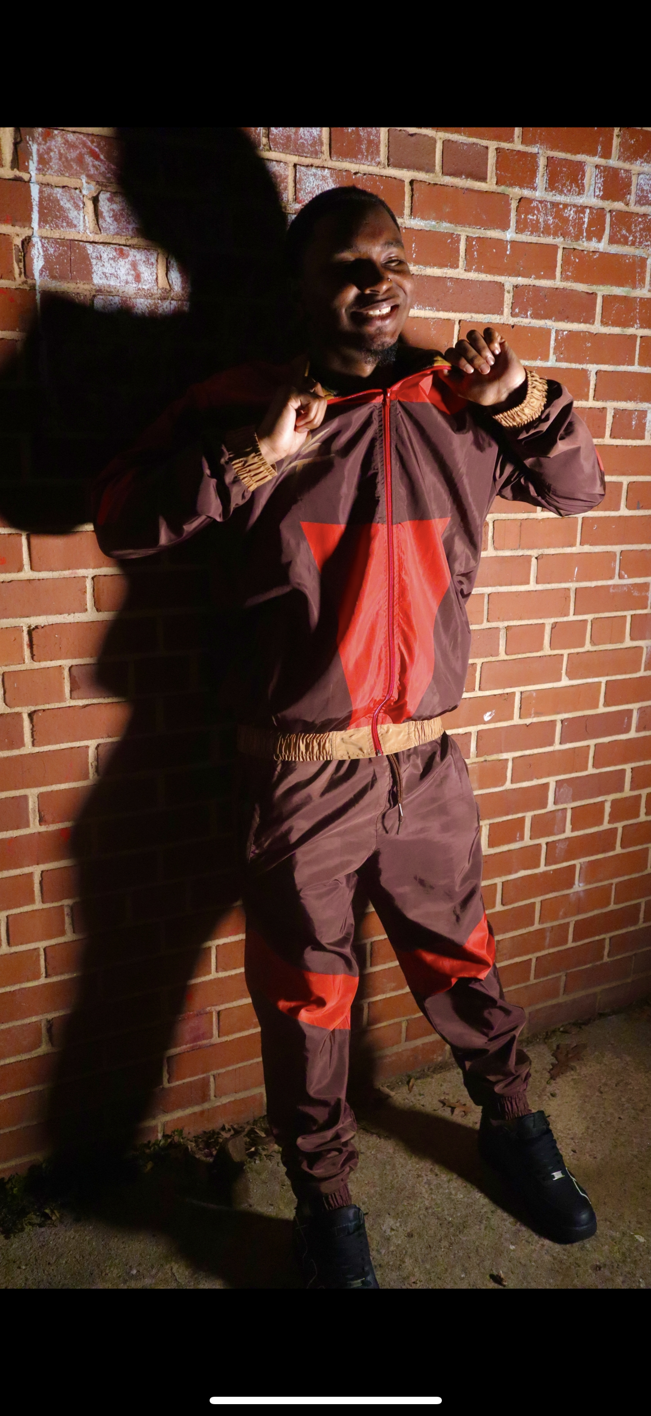 CLUB PST WINDBREAKER SET ORANGE