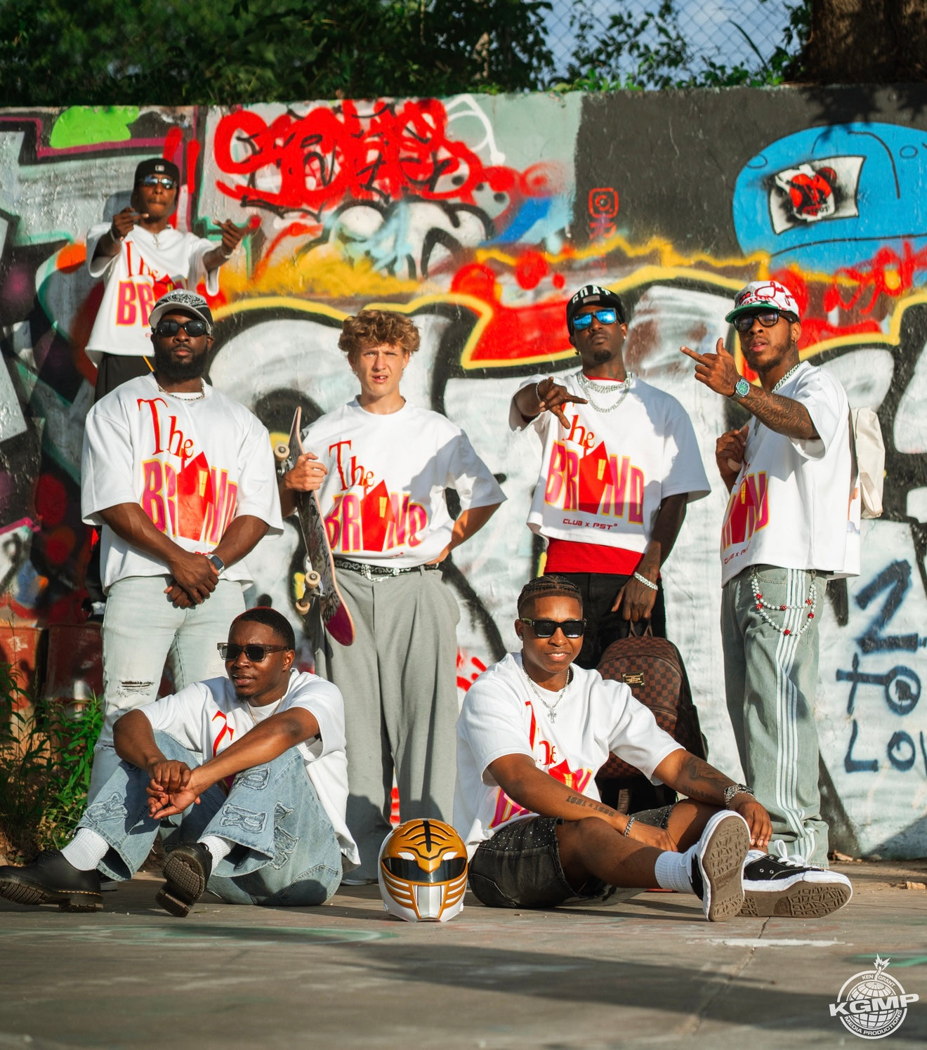 White Class Act Retro Tee