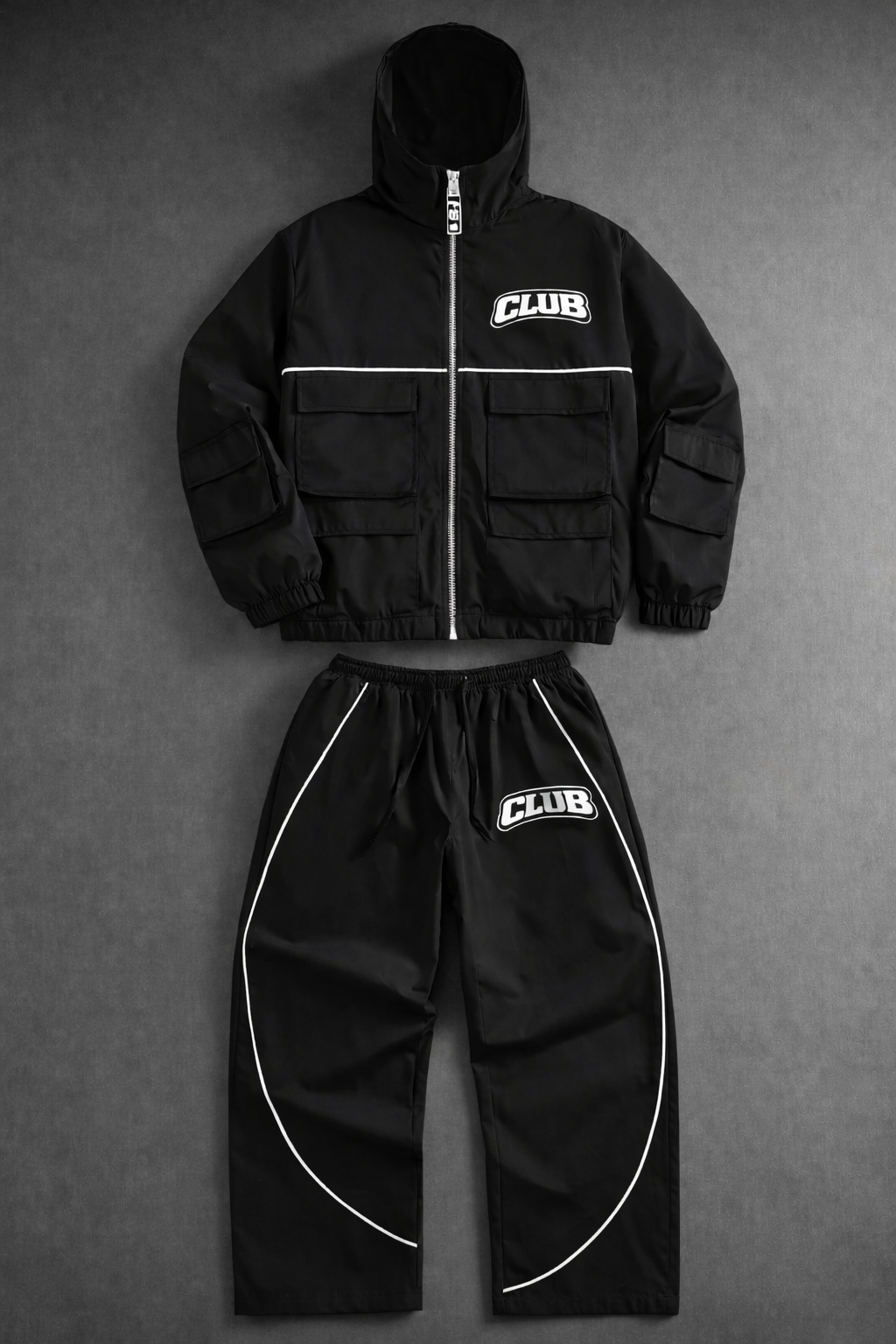 Club PST RainSuit Black